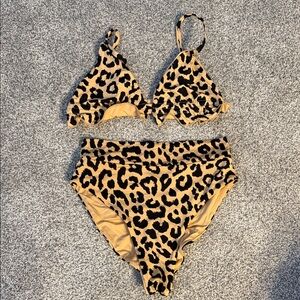 Toluca Leopard Print Bikini Set